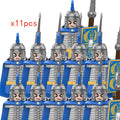 Medieval Dragon Knights Heavy Armor Building Bricks Action Figure Set 11pcs