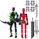 13 Multi Jointed Action Figure with Accessories Mechanical Body Toy Gift