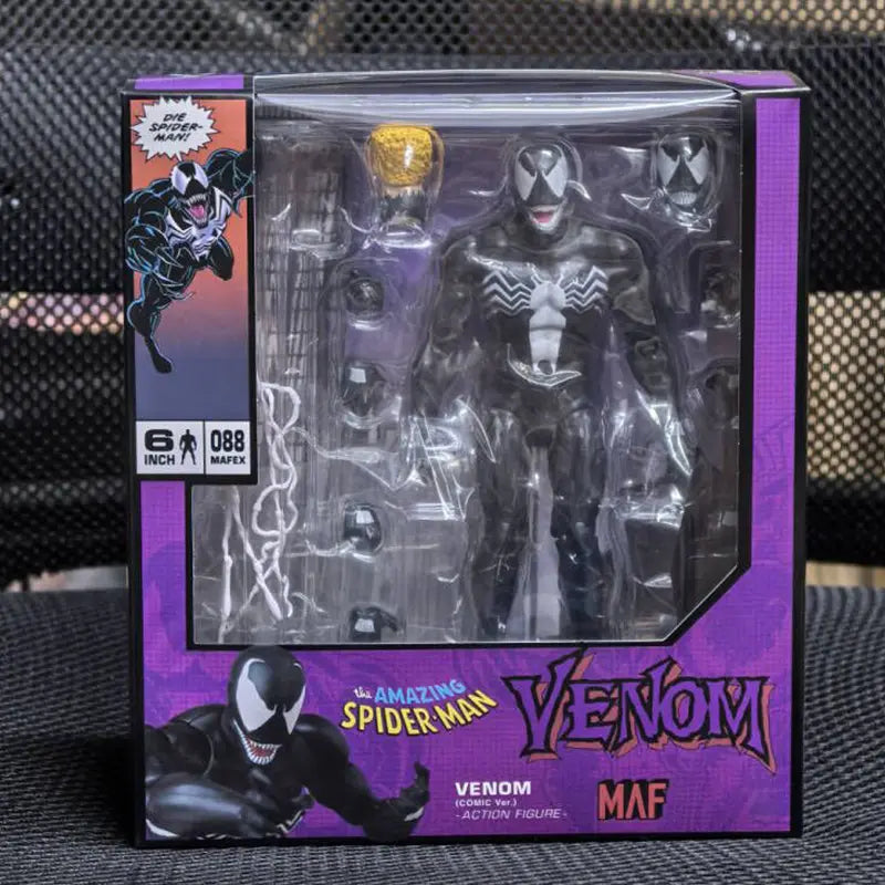MAFEX Venom 088 Comic Version Action Figure with Swap Faces