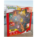 Pokemon Battle Figures Pikachu Bulbasaur Eevee Collectible Toy Set