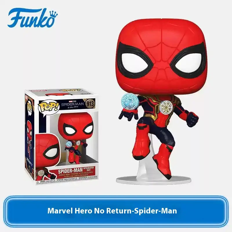 Funko Pop Marvel Captain America Hulk Spider Man Thor Miles Green Goblin Figure Collectible