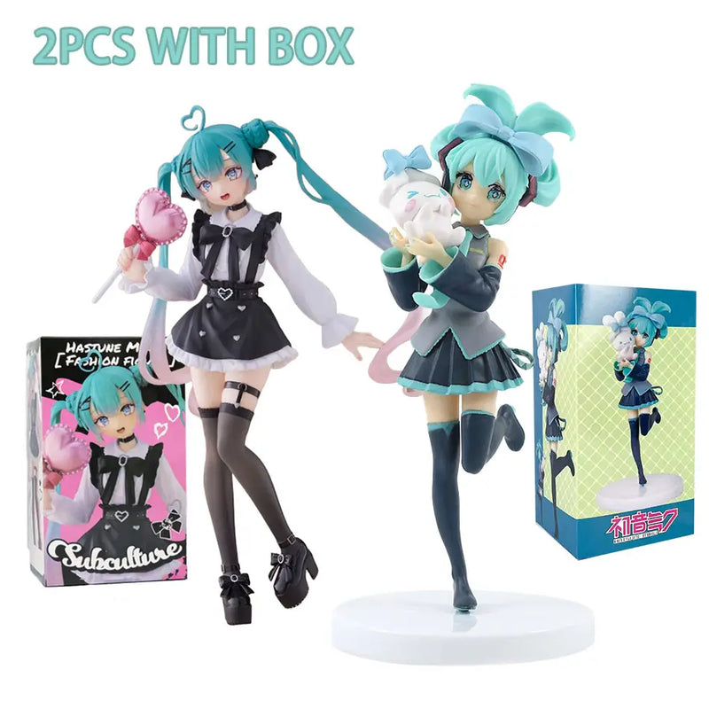 21cm Hatsune Miku Sexy Anime Figure Fashion PVC Collectible Doll Toy Gift
