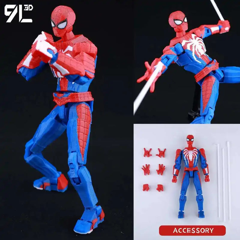 Superman and Batman Action Figure Poseable Collectible Hero Toy