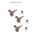 Jurassic World Mega Dino T Rex vs Raptor Building Blocks Battle Set