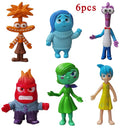 6Pcs/Set Inside Out 2 Action Figures Joy, Anxiety, Anger, Sadness