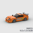 MOC City Racing Supercar Building Blocks R34 RX7 Supra Model