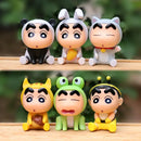 Crayon ShinChan 6 Piece Mini Figure Set PVC Collectible Kids Gift