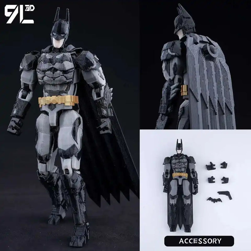 Superman and Batman Action Figure Poseable Collectible Hero Toy