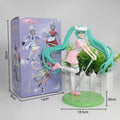 Hatsune Miku Cheerleader 18cm Anime PVC Figure Kawaii Collectible Toy