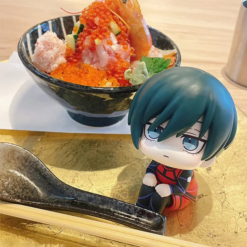 Blue Lock Reo Rin Nagi Sae Look Up Anime Figure Collectible Gift