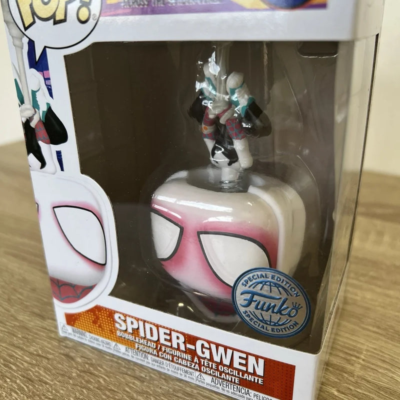 Spider-Gwen 1479 Upside Down Funko Pop Marvel Limited Figure
