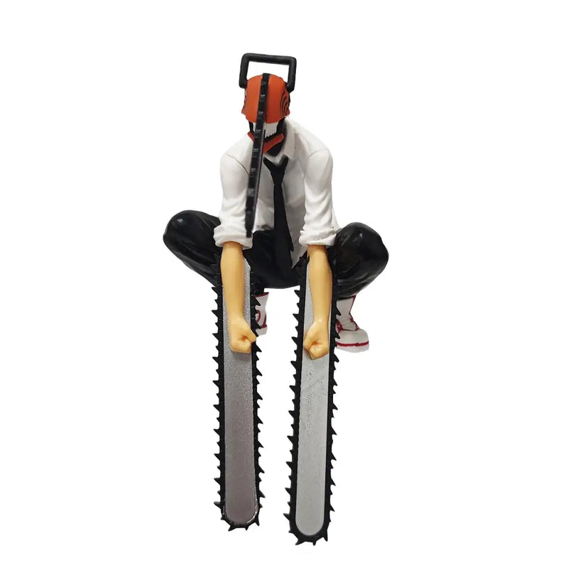 Anime Chainsaw Man Denji 2pcs PVC Action Figure Car Decoration Collectible Toy