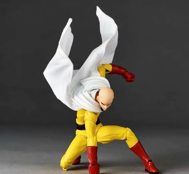 Amazing Yamaguchi Saitama One Punch Man Revoltech PVC Action Figure Collection