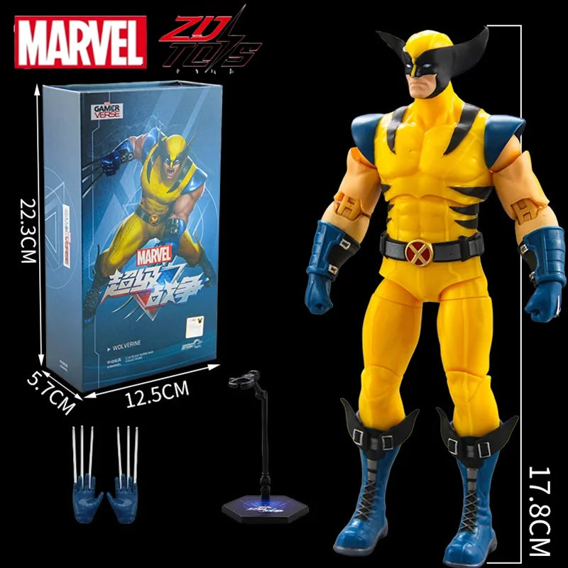 Deadpool and Wolverine Action Figure Set Marvel Collectible Toys