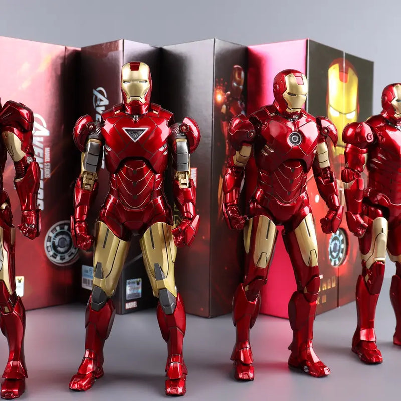 Iron Man MK1-MK50 Movable Action Figure 7-Inch Collectible Movie Toy