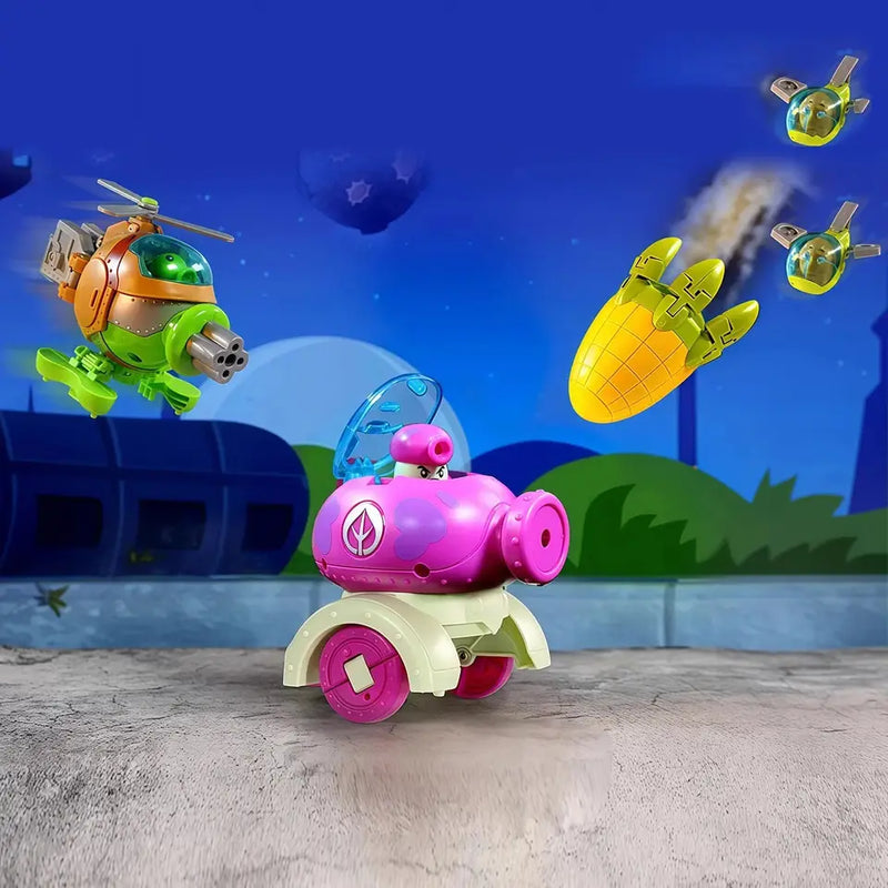 2025 Plants vs Zombies Robot Sunflower Cactus Corn Action Figure Set
