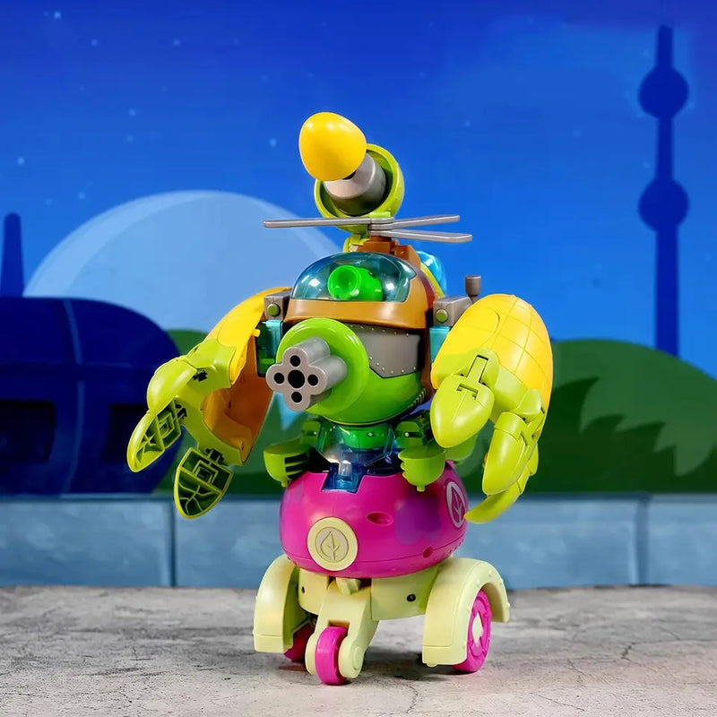 2025 Plants vs Zombies Robot Sunflower Cactus Corn Action Figure Set