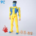 Superman and Batman Action Figure Poseable Collectible Hero Toy