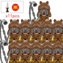 Medieval Dragon Knights Heavy Armor Building Bricks Action Figure Set 11pcs