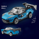 MOC GT RS6 Pickup Racing Car Building Blocks Police Model Gift