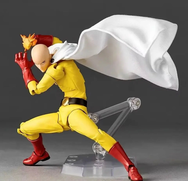 Amazing Yamaguchi Saitama One Punch Man Revoltech PVC Action Figure Collection