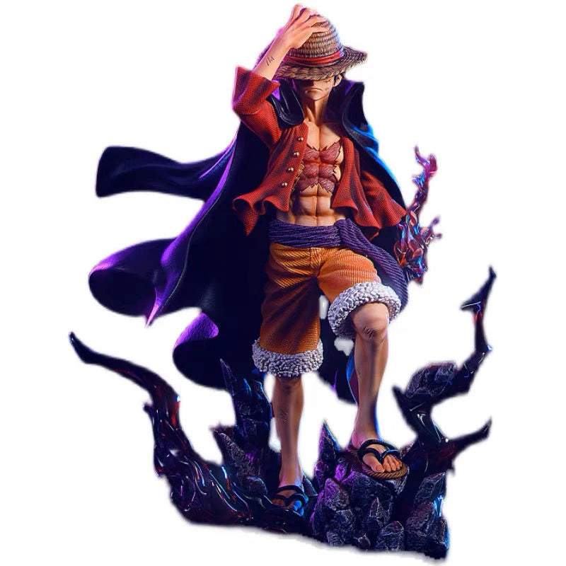 One Piece Luffy Four Emperors 25cm PVC Action Figure Model