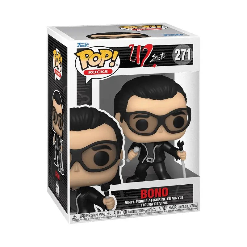 Genuine Funko Pop U2 Bono Vox Collectible Figure Model Ornament