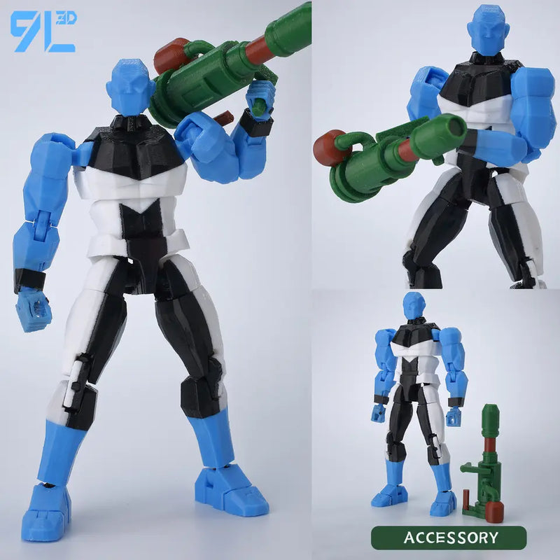9L3D Printed Invincible 2.0 Superheroes Multi Jointed Action Figure Model