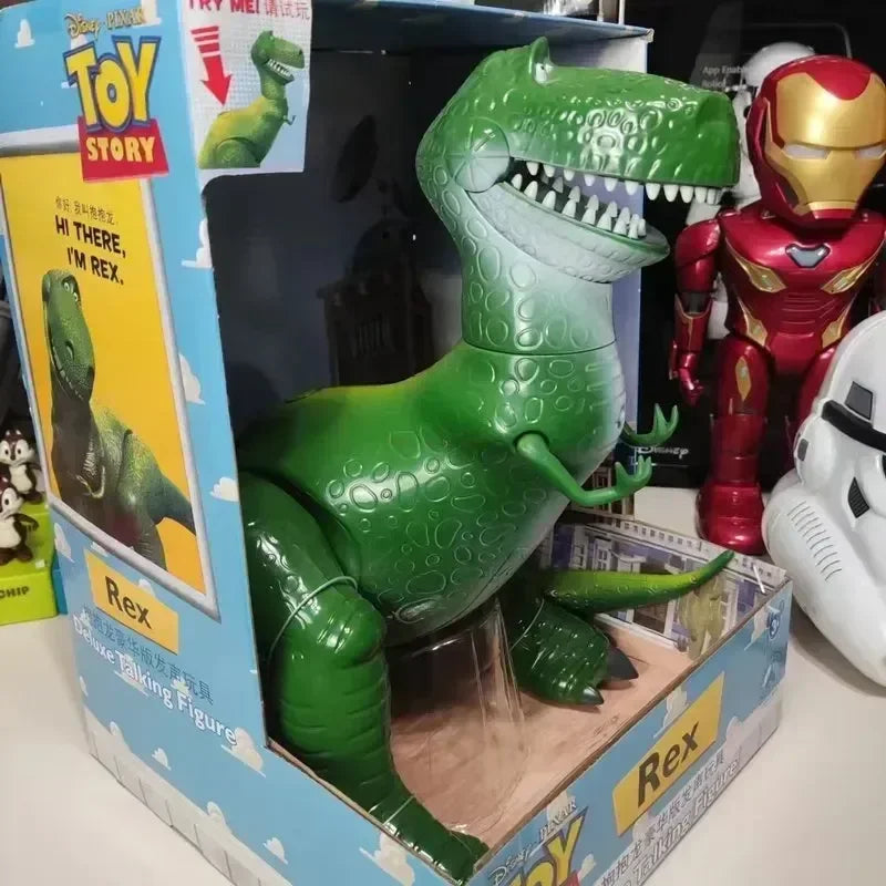 Disney Toy Story 4 Rex Action Figure – Green Dinosaur Toy for Kids