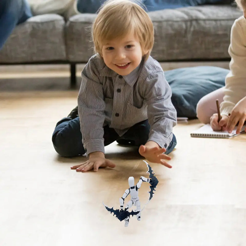 13 Multi Jointed Action Figure with Accessories Mechanical Body Toy Gift