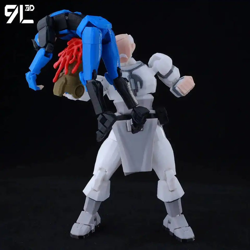 Invincible 2.0 Superhero 3D Printed Action Figure Multi-Joint Toy