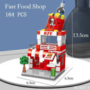 Mini City Commercial Street Building Blocks Educational Assembly Toy