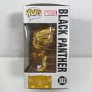 Marvel Black Panther Gold Chrome Funko Pop 383 Anniversary Collectible Figure