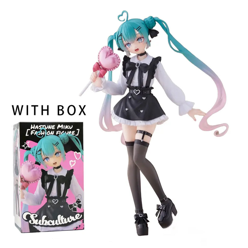 21cm Hatsune Miku Sexy Anime Figure Fashion PVC Collectible Doll Toy Gift