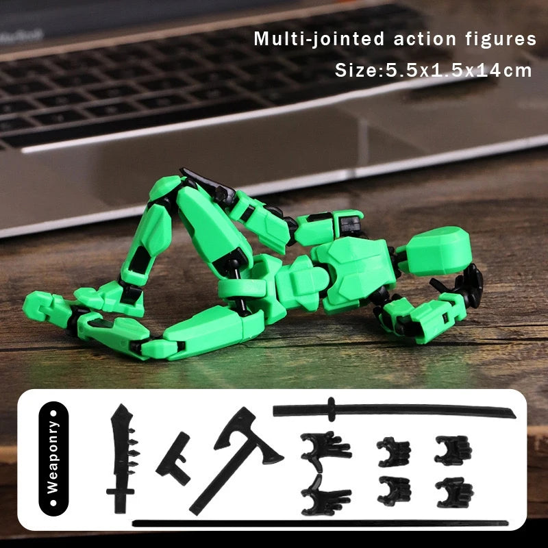 T13 Action Figure – Titan 13 Dummy Lucky 13 3D Printed Toy