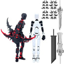 13 Multi Jointed Action Figure with Accessories Mechanical Body Toy Gift