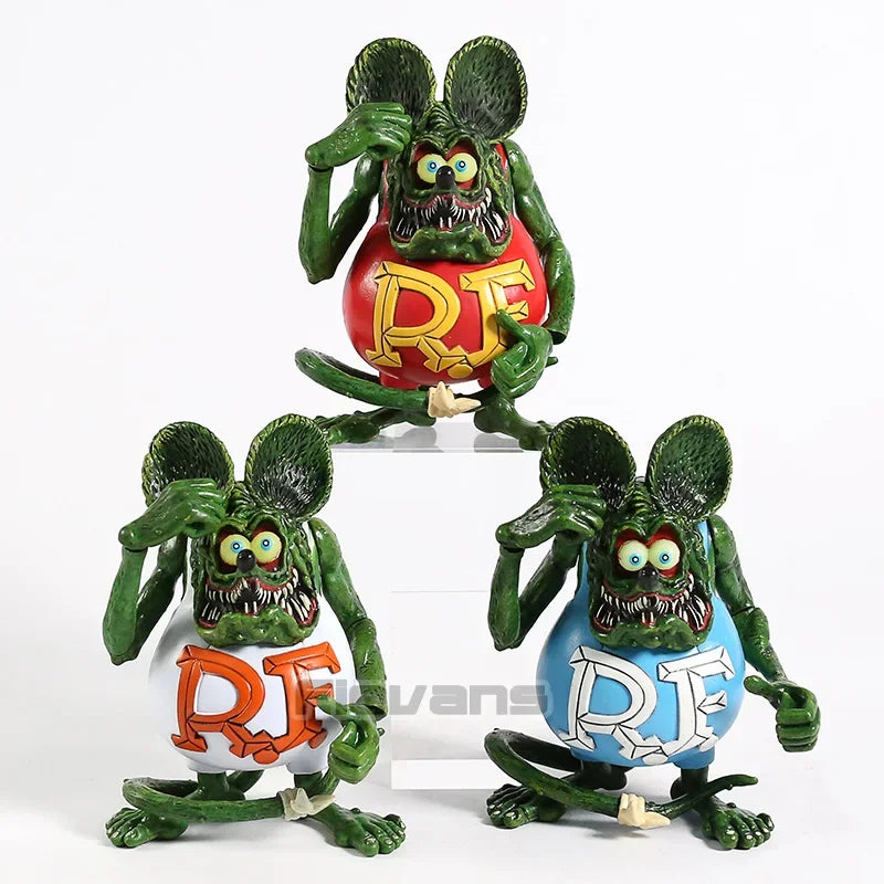 Rat Fink Movable PVC Action Figure - Collectible Model Toy