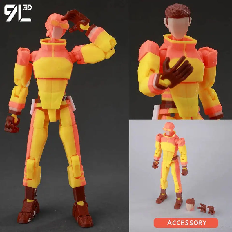 Invincible 2.0 Superhero 3D Printed Action Figure Multi-Joint Toy