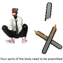 Anime Chainsaw Man Denji 2pcs PVC Action Figure Car Decoration Collectible Toy