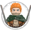 Attack on Titan Anime Building Blocks Mini Action Figures Levi Eren Mikasa Gift