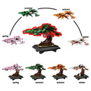 MOC Bonsai Tree Building Blocks Four Seasons Botanical DIY Decor Gift