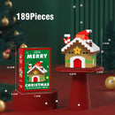 Christmas Micro Building Blocks Santa Claus and Reindeer Puzzle Gift