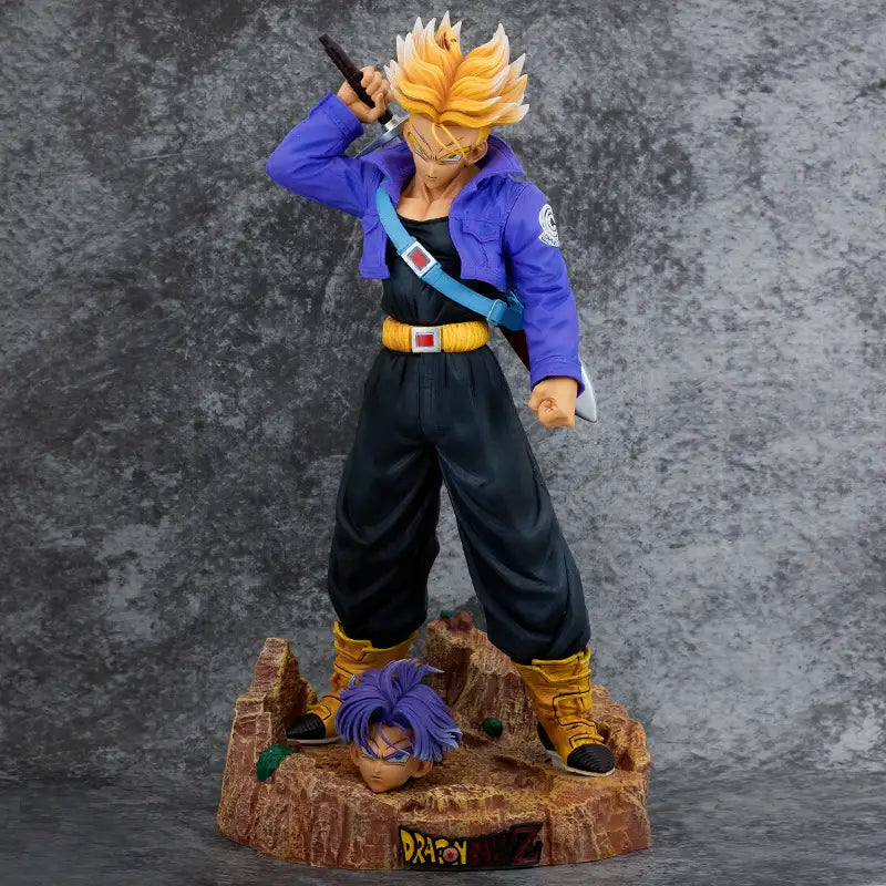 Dragon Ball Z Super Saiyan Trunks 23cm PVC Collectible Figure Gift