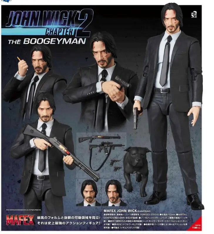 John Wick Chapter 2 Movable Action Figure PVC Toy Model