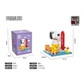 Snoopy Diamond Building Blocks Street View Character Scene Mini Bricks Gift