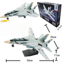 1 72 F 14 Tomcat Fighter Jet Building Blocks Military Model Toy