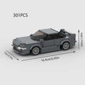 MOC City Racing Supercar Building Blocks R34 RX7 Supra Model