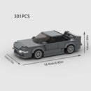 MOC City Racing Supercar Building Blocks R34 RX7 Supra Model