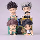 Anime Haikyuu 4pcs Bokuto, Akaashi, Oikawa, Iwaizumi Figures