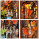 DIY Book Nook Wooden Miniature 3D Puzzle Spirit Valley Bookend